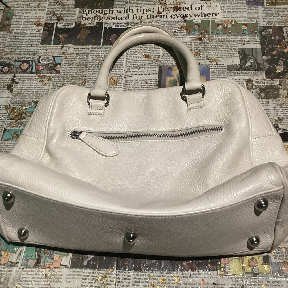 My Flat in London Broker Handbag Purse Satchel Leather 3067 - Picture 9 of 10